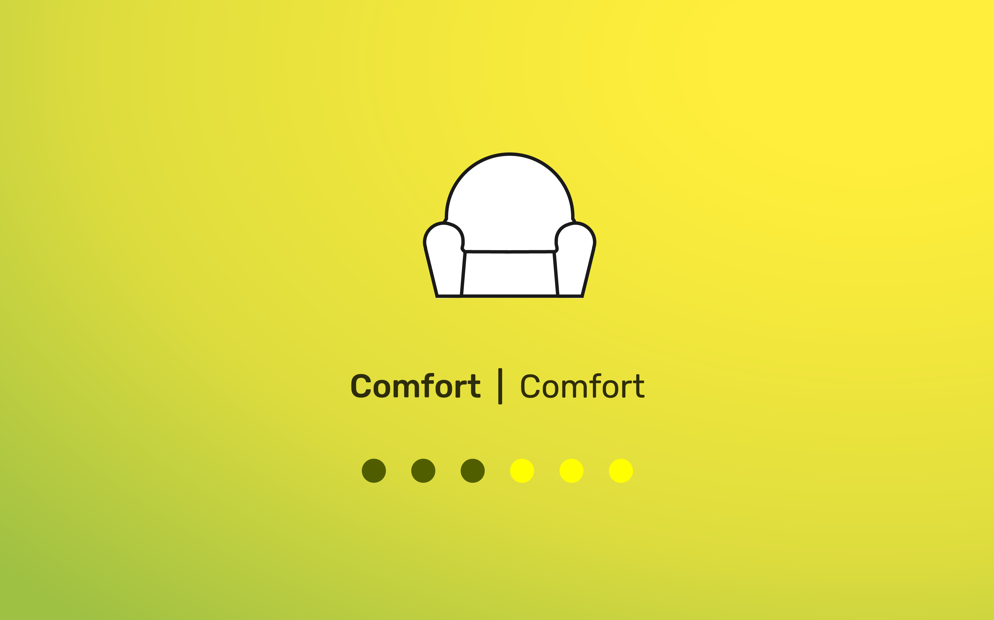 Icona che rappresenta l'opzione "Comfort"